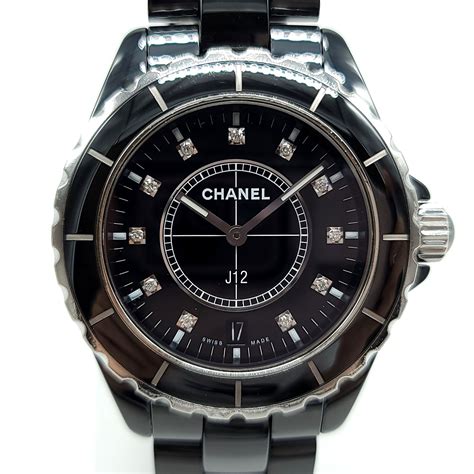 chanel watch j12 black|chanel j12 ceramic watch price.